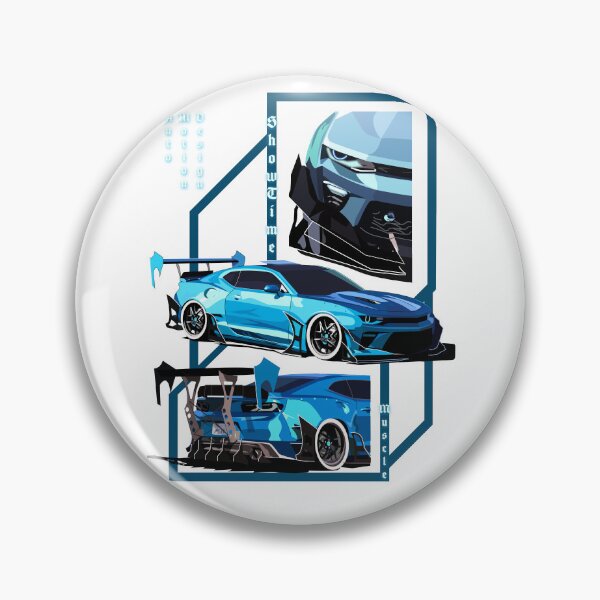 Item preview, Blue Camaro SS designed and sold by automotion-art.