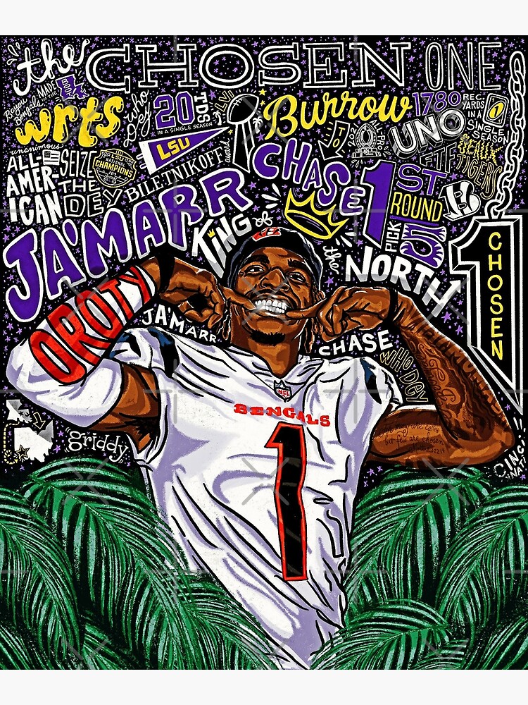 Buy LSU Art Print Joe Burrow Justin Jefferson Jamarr Chase Online in India  