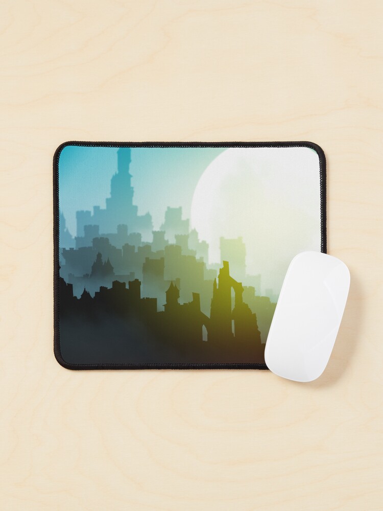 Thumbnail 1 of 5, Mouse Pad, Sunrise Over Castle City designed and sold by onestay2000.