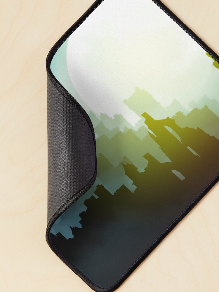 Thumbnail 2 of 5, Mouse Pad, Sunrise Over Castle City designed and sold by onestay2000.