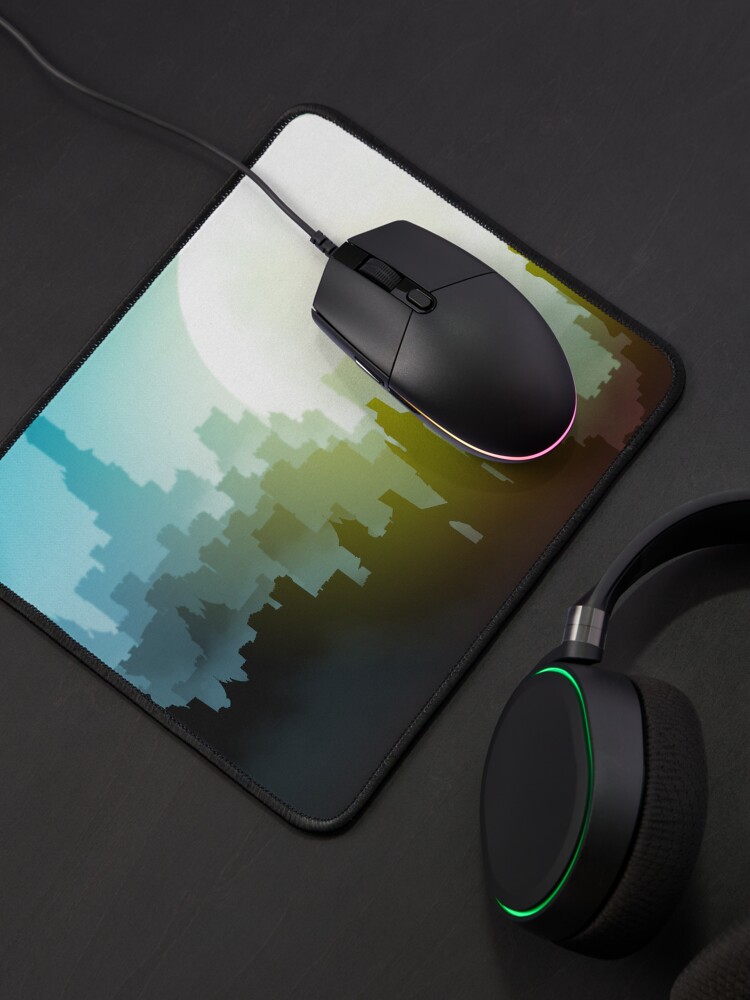 Thumbnail 4 of 5, Mouse Pad, Sunrise Over Castle City designed and sold by onestay2000.