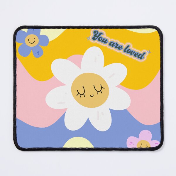 Item preview, You Are Loved Groovy Daisy Flower Pastel Happiness Quote designed and sold by Caylen03.
