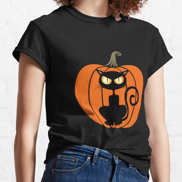 Halloween Black Cat on Pumpkin Cute Fall Season | Sticker