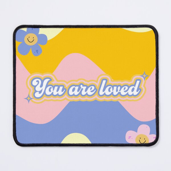 Item preview, You Are Loved Groovy Daisy Flower Pastel Happiness Quote designed and sold by Caylen03.