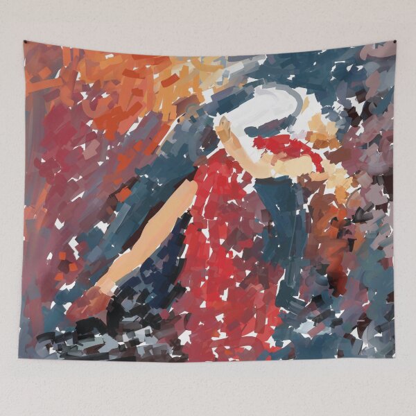 Item preview, Dance in passion colourful abstract painting with a grace designed and sold by KARTICK DUTTA.