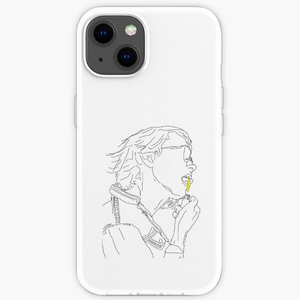 River Phoenix Tumblr Lighter Outline iPhone Soft Case