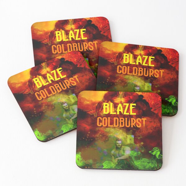 Item preview, Blaze Goldburst Halloween, Horror, Ghost Wolf designed and sold by Astral Karma.