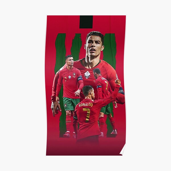 Cristiano Ronaldo Portugal Football Poster Or Canvas Gift For Fans