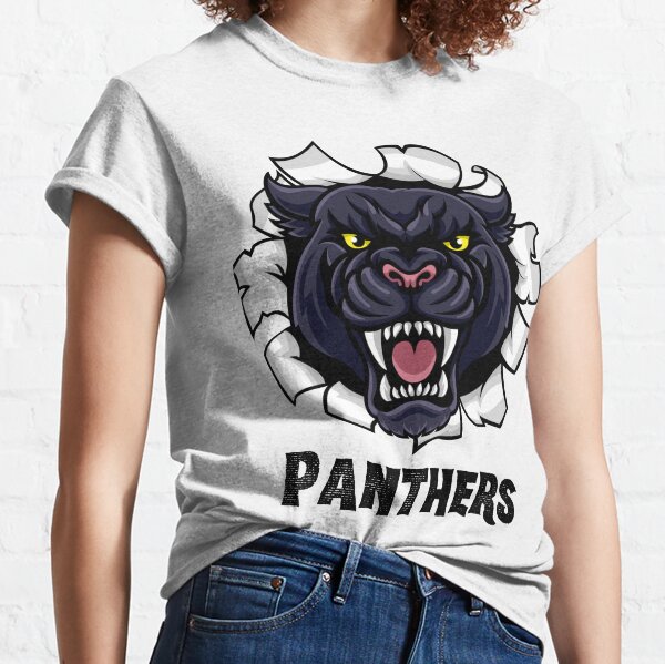 School Spirit Panthers Cheer Panther Pride Fan Team Items T-Shirt