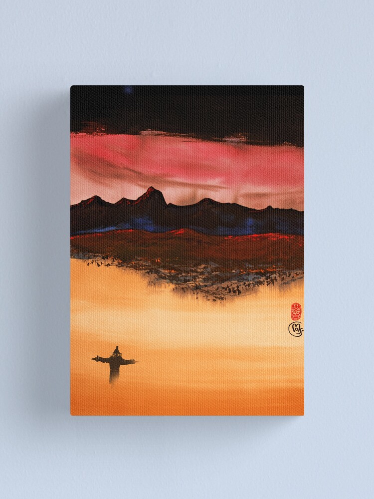 Alternate view of Mountain Fire Canvas Print