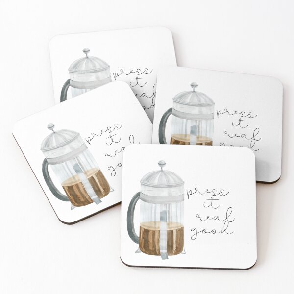 Item preview, French Press "Press It Real Good"  designed and sold by primandimproper.