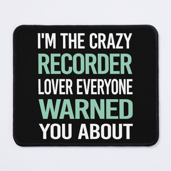 Item preview, Crazy Lover Recorders designed and sold by BimBamFrank.