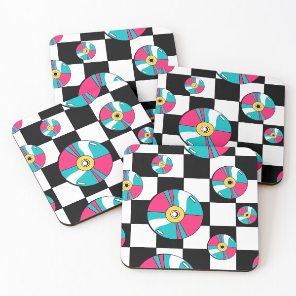Item preview, Retro Vintage CD Discs Checkered Nostalgia designed and sold by Caylen03.