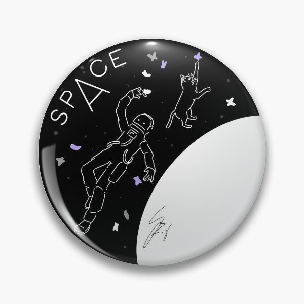 Item preview, spAce cartoon astronaut and cat print designed and sold by szel-salad.
