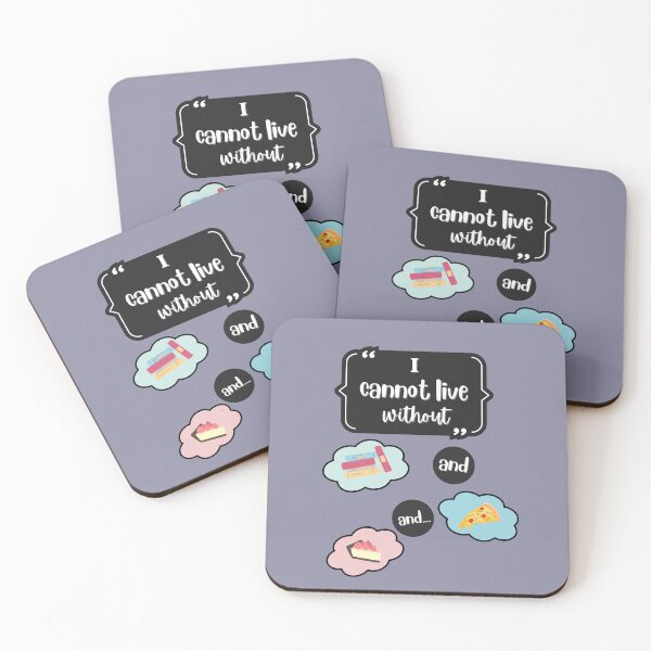 Item preview, I cannot live without books and pizza and cake designed and sold by SMagicDesigns.