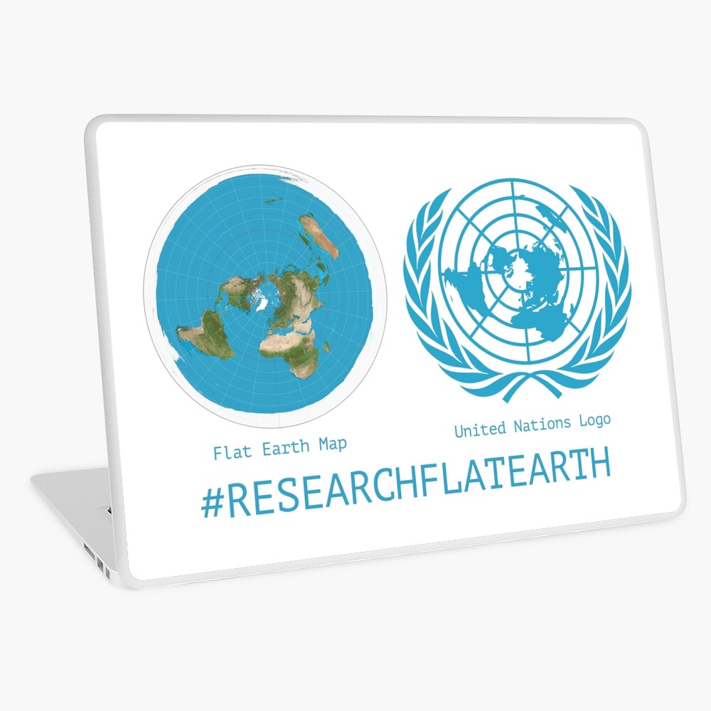 flat earth is symbol of un