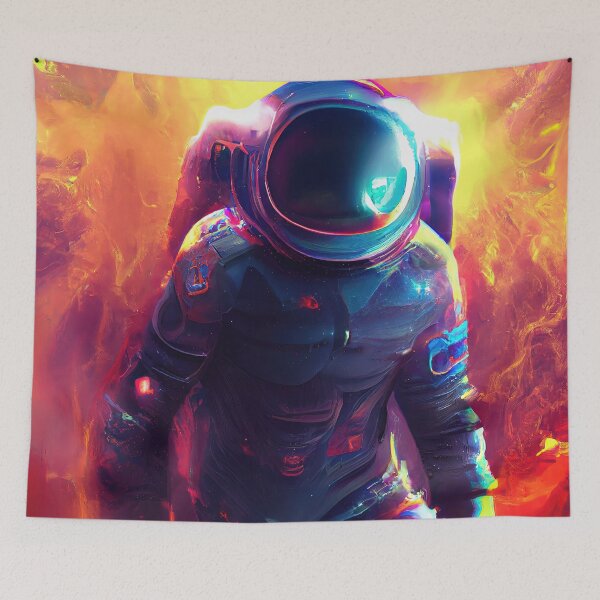 Item preview, Fire Spaceman designed and sold by Silow-Art.