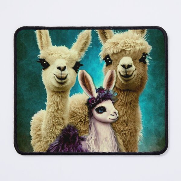 Item preview, Llamas in friendship and peace in proud style designed and sold by Pepita Selles.