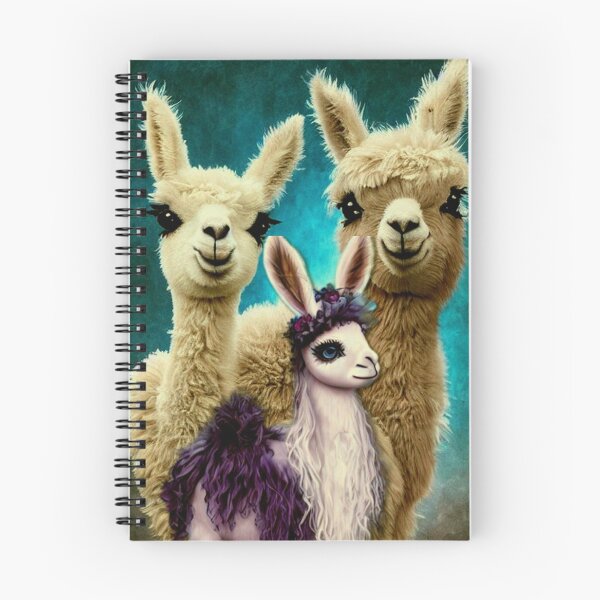 Item preview, Llamas in friendship and peace in proud style designed and sold by Pepita Selles.