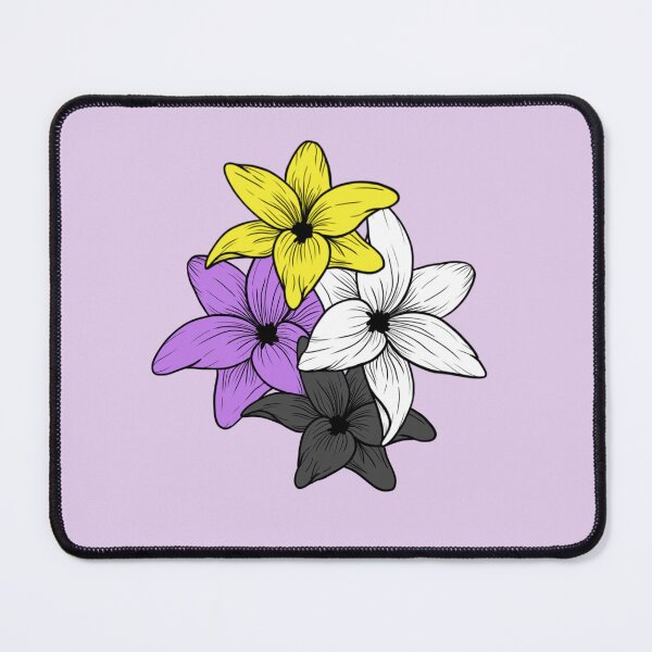 Item preview, non binary flowers bouquet designed and sold by atlasbackache.