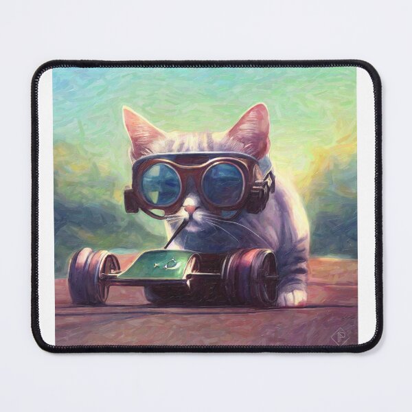 Item preview, Cyberpunk cat designed and sold by TheProtoArt.