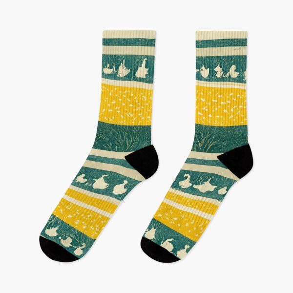 Item preview, Yellow and Green Ducks  designed and sold by Clemone-co.