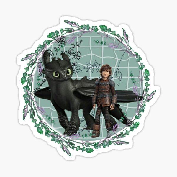 Item preview, Hiccup and Toothless designed and sold by StorybookSwan.