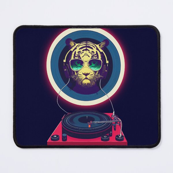 Item preview, Music lover tiger designed and sold by TheSamuraiCat.