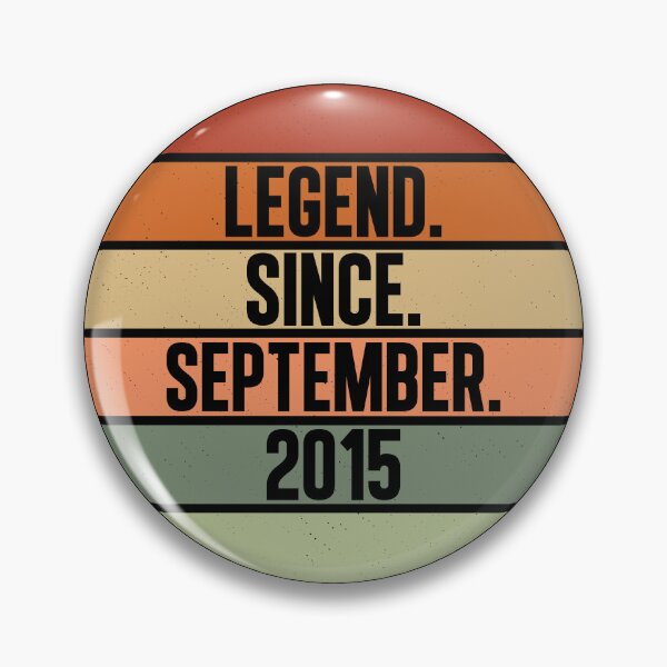 Item preview, Legend Since September 2015 7th Birthday Retro 7 Years Old designed and sold by TypoArtist.
