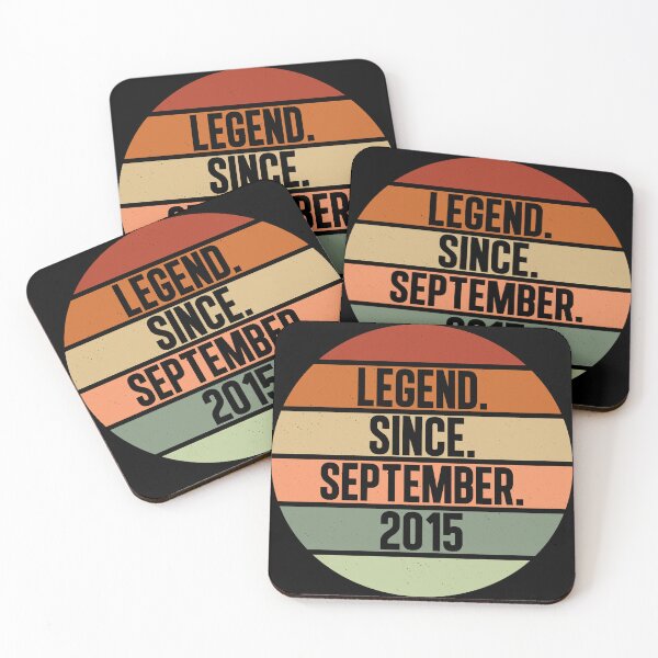 Item preview, Legend Since September 2015 7th Birthday Retro 7 Years Old designed and sold by TypoArtist.