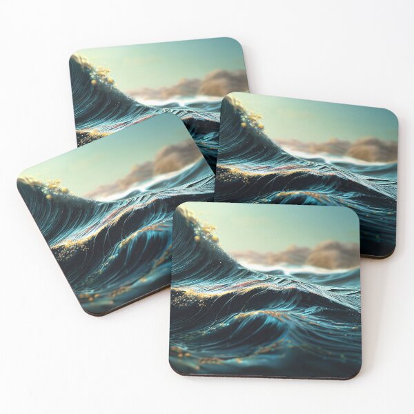 Item preview, Algea Glistening on the Ocean Waves designed and sold by TheFoxyWolfShop.