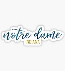 Notre Dame, Indiana Sticker