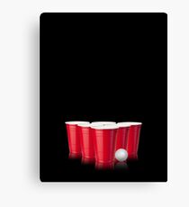 Beer Pong Canvas Print