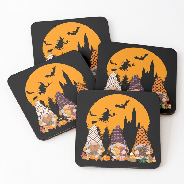 Item preview, Three gnomes happy halloween fall candy corn pumpkin designed and sold by CHday.