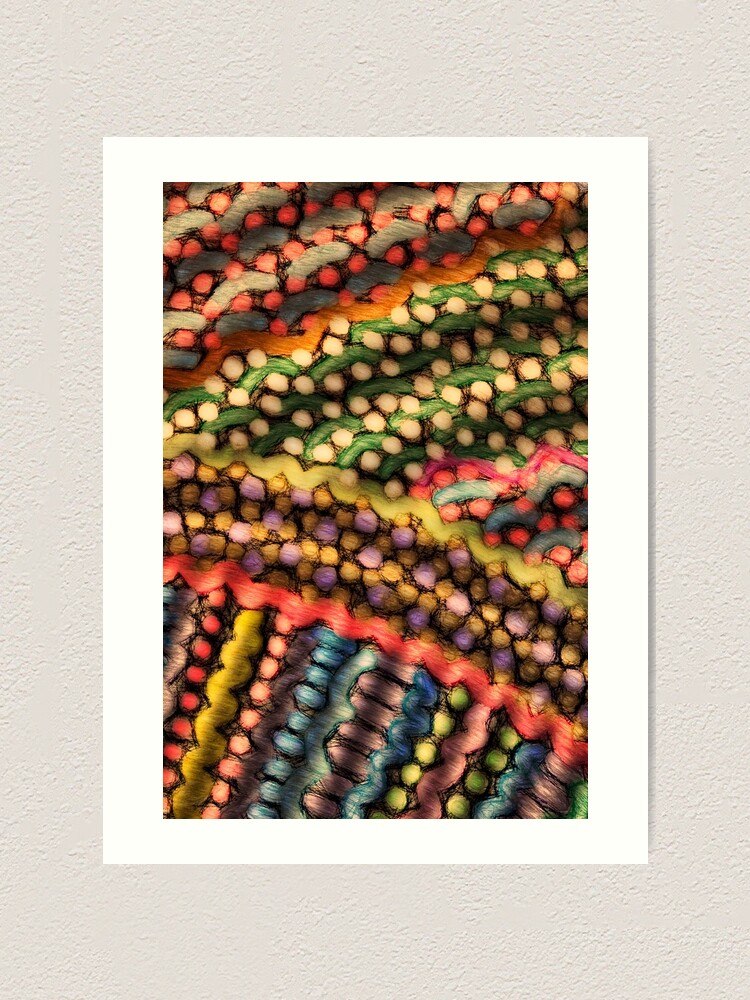 "Dot Matrix" Art Print by beckytitus Redbubble