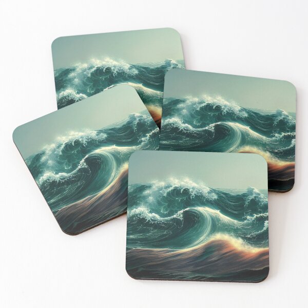 Item preview, Crashing Tides designed and sold by TheFoxyWolfShop.