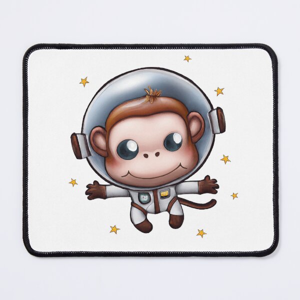 Artikelvorschau, Ein Affen-Astronaut im Raumanzug entworfen und verkauft von sabamerch.
