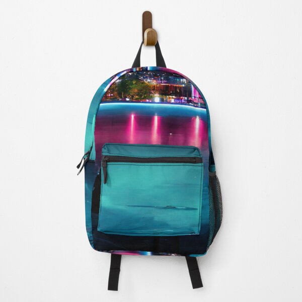 Item preview, Neon Oslo City Skyline In Neon light / Oslo City silhouette designed and sold by Unwind-Art-Work.