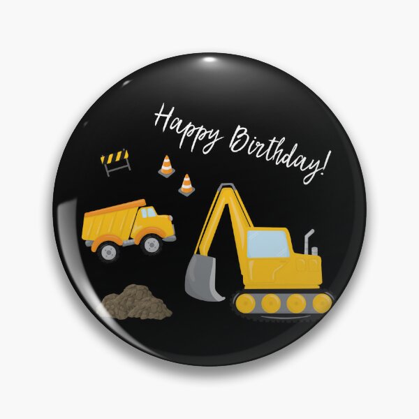 Item preview, Little Boy Construction Happy Birthday Kid Party designed and sold by sweetbelle.
