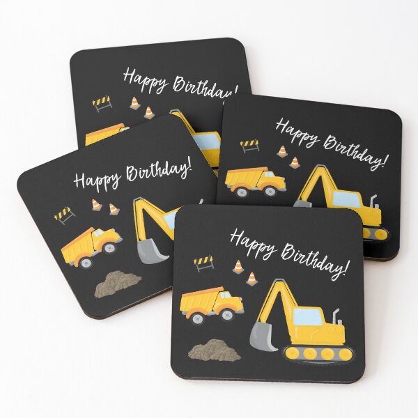 Item preview, Little Boy Construction Happy Birthday Kid Party designed and sold by sweetbelle.