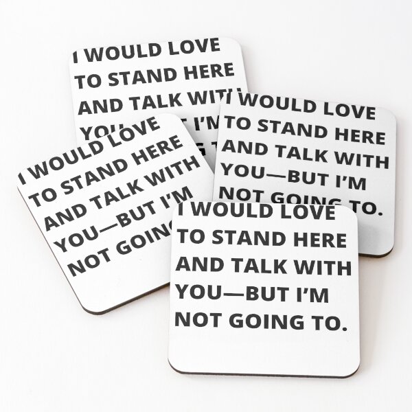 Item preview, Funny Introvert Quote designed and sold by BuraxisQuotes.