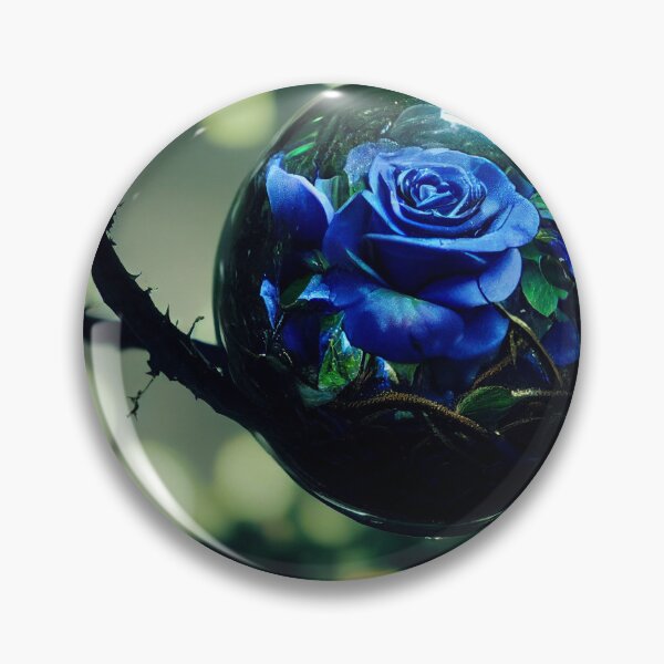 Item preview, Blue Rose in a Crystal Ball designed and sold by TheFoxyWolfShop.