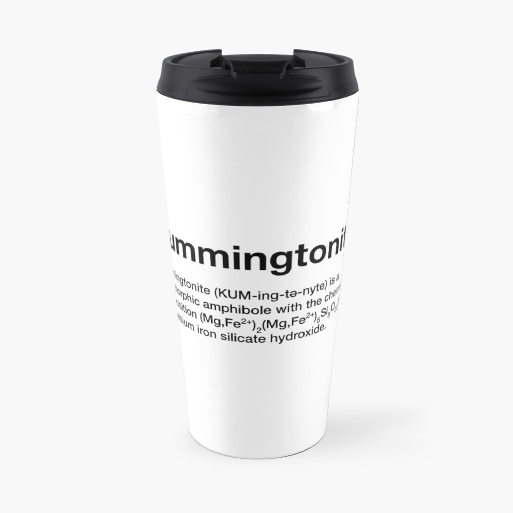Cummingtonite funny rock (Inverted) Travel Coffee Mug