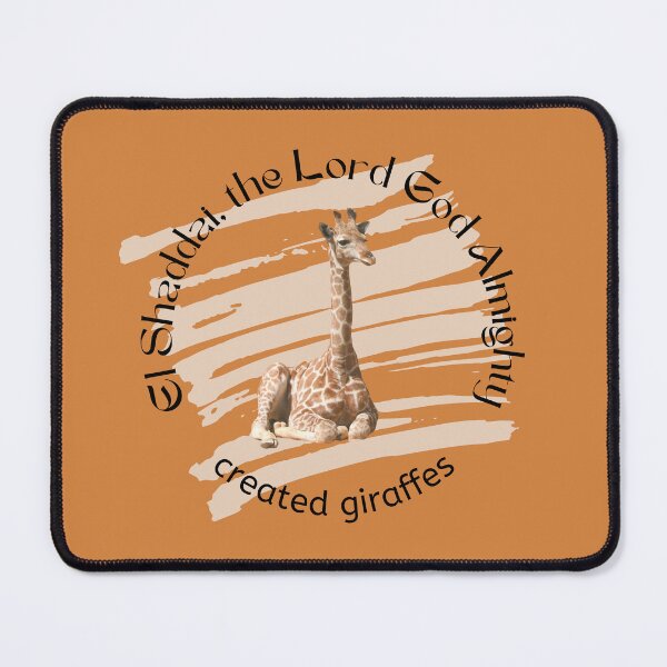 Item preview, El Shaddai and giraffes designed and sold by Kid-Genius.