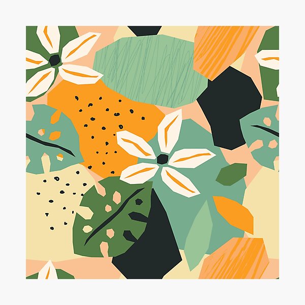 Item preview, Hawaiian Floral Pattern designed and sold by antevasinart.