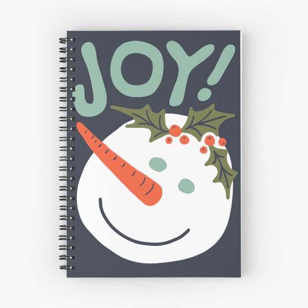 Item preview, Happy Snowman Christmas Holiday Holly Berry Leaf Red Green Aqua Dark Blue Joy Snow Leaves Berries  designed and sold by victoriabdesign.
