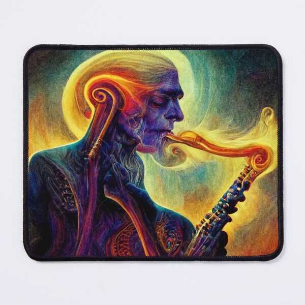 Item preview, Man playing a Clarinet - best selling designed and sold by Aditya Bhole.
