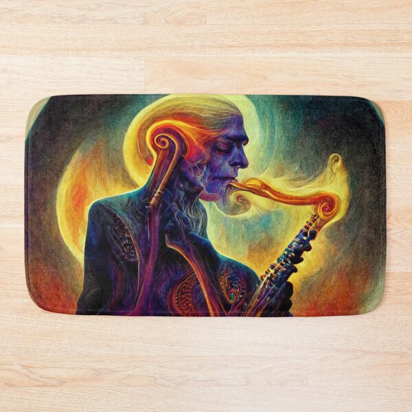 Item preview, Man playing a Clarinet - best selling  designed and sold by Aditya Bhole.
