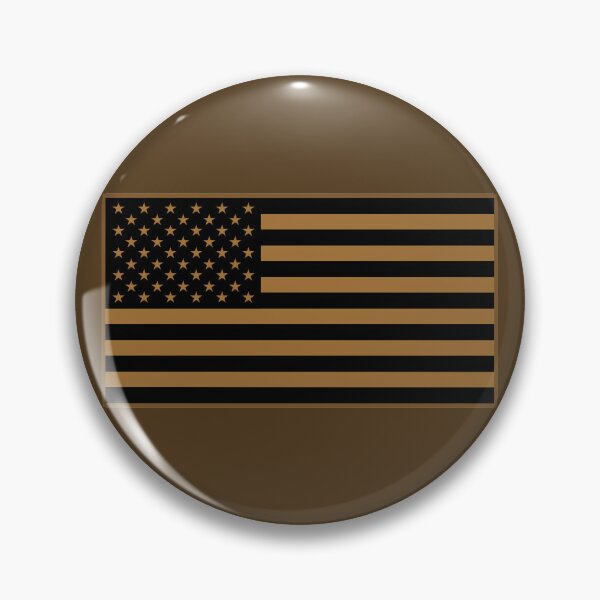 Item preview, USA Flag In Black And Desert Tan designed and sold by EverLife.