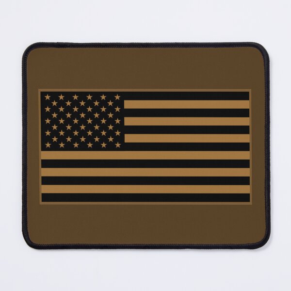 Item preview, USA Flag In Black And Desert Tan designed and sold by EverLife.
